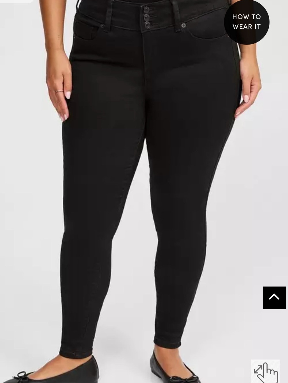 NWT Torrid High Rise Super Soft Jegging Stretch Jeans – Size 18T (Black)